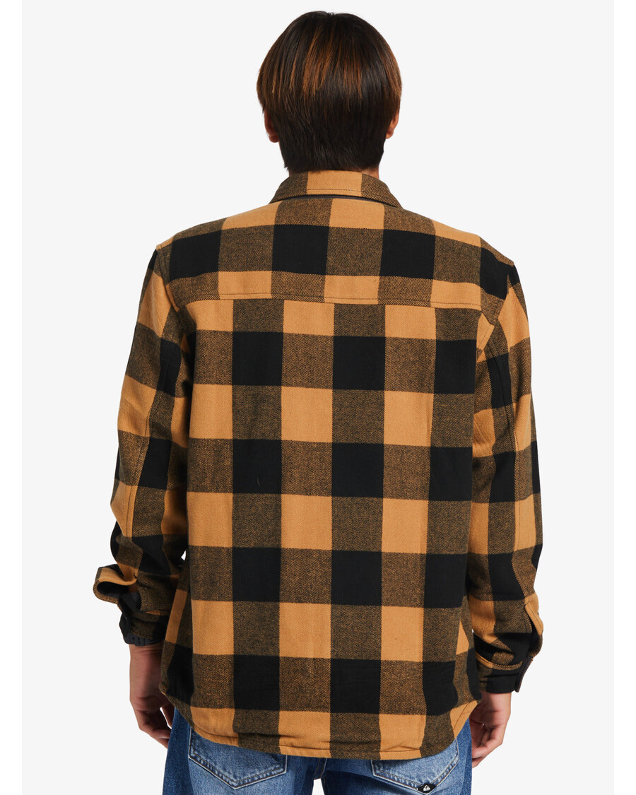 Quiksilver Pickston Bunda - Kostená Hnedá Pickston