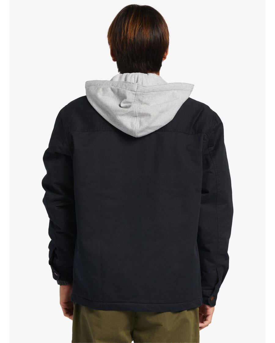 Quiksilver New Aitor σακάκι με κουκούλα - μαύρο