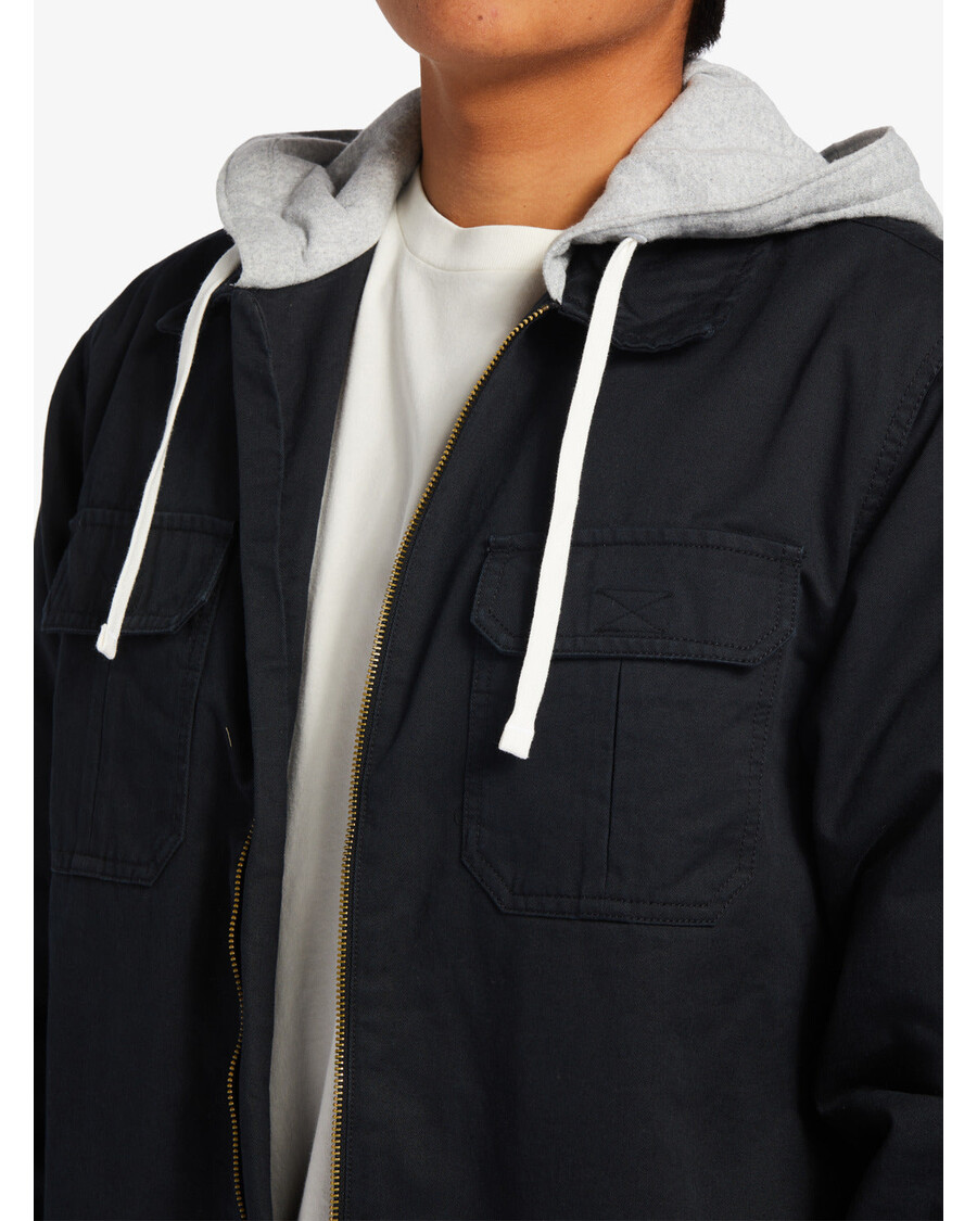 Quiksilver New Aitor σακάκι με κουκούλα - μαύρο