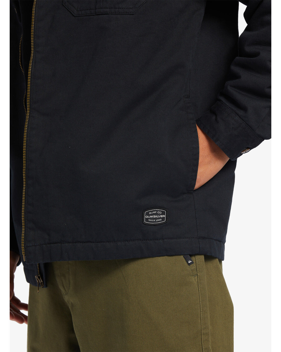 Quiksilver New Aitor σακάκι με κουκούλα - μαύρο