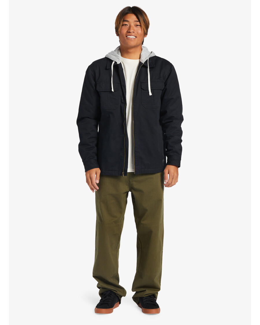 Quiksilver New Aitor σακάκι με κουκούλα - μαύρο