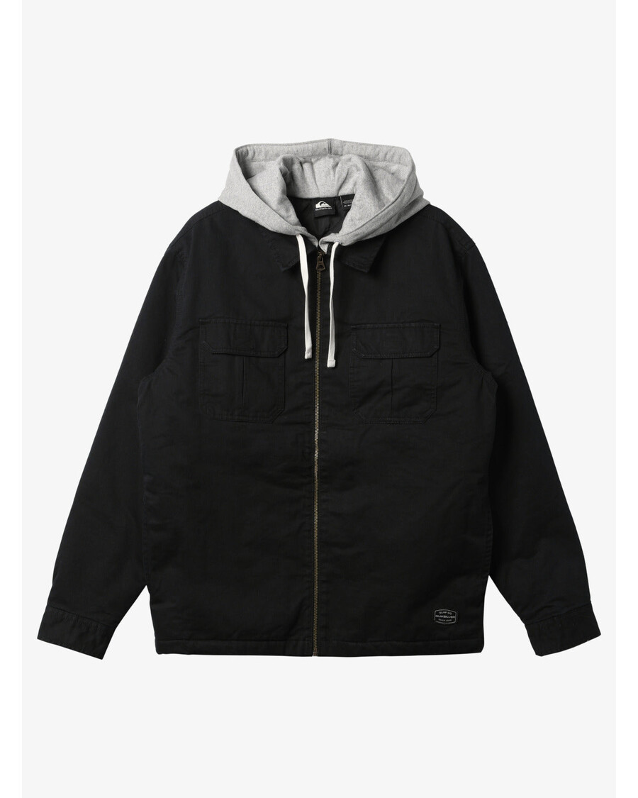 Quiksilver Nová Aitor Bunda S Kapucňou - čierna