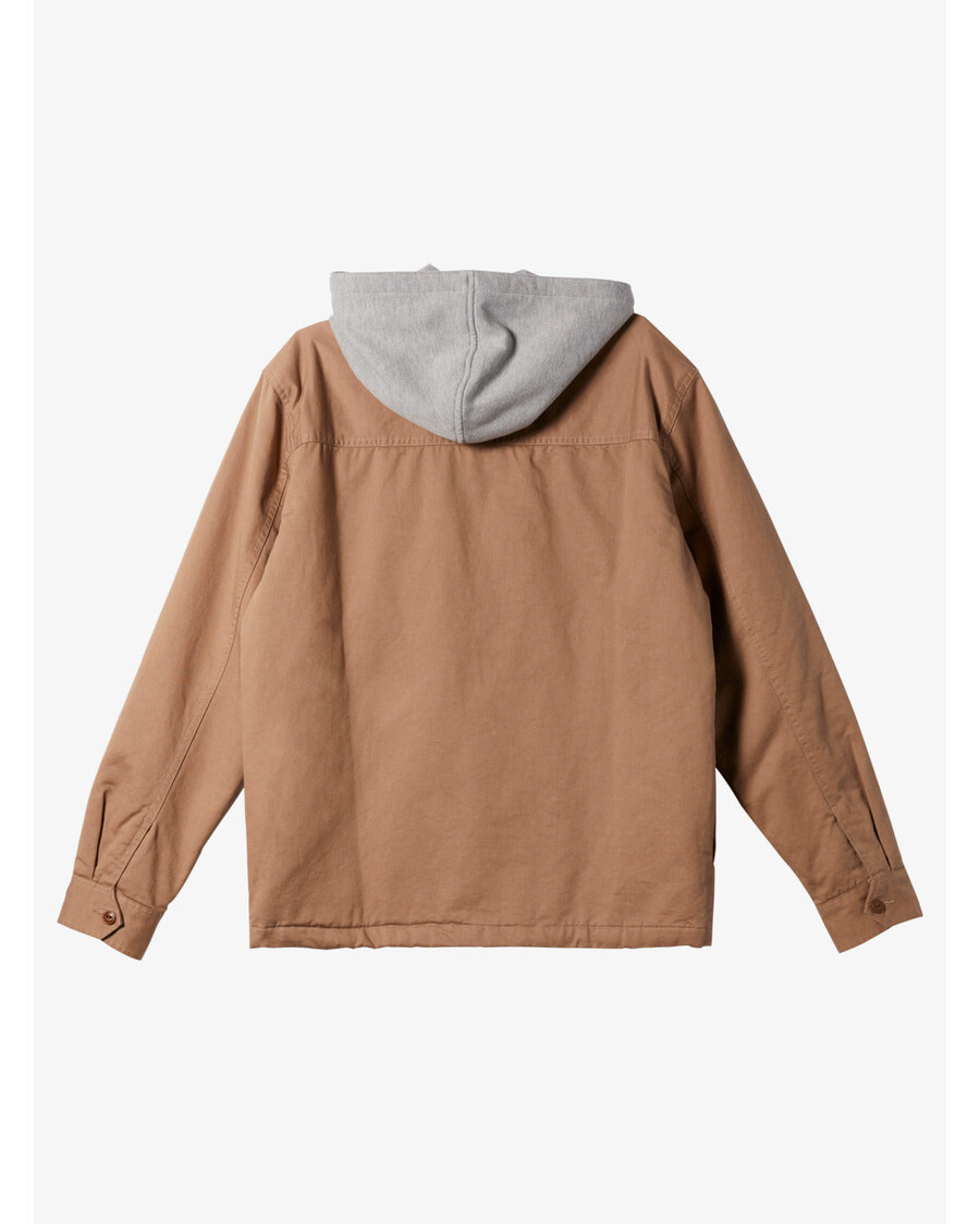 Quiksilver Nová Aitor Bunda S Kapucňou - Fossil