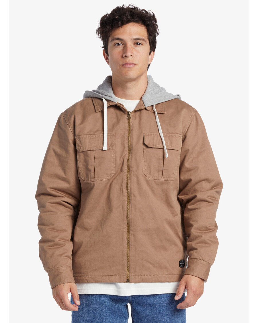 Quiksilver Nová Aitor Bunda S Kapucňou - Fossil