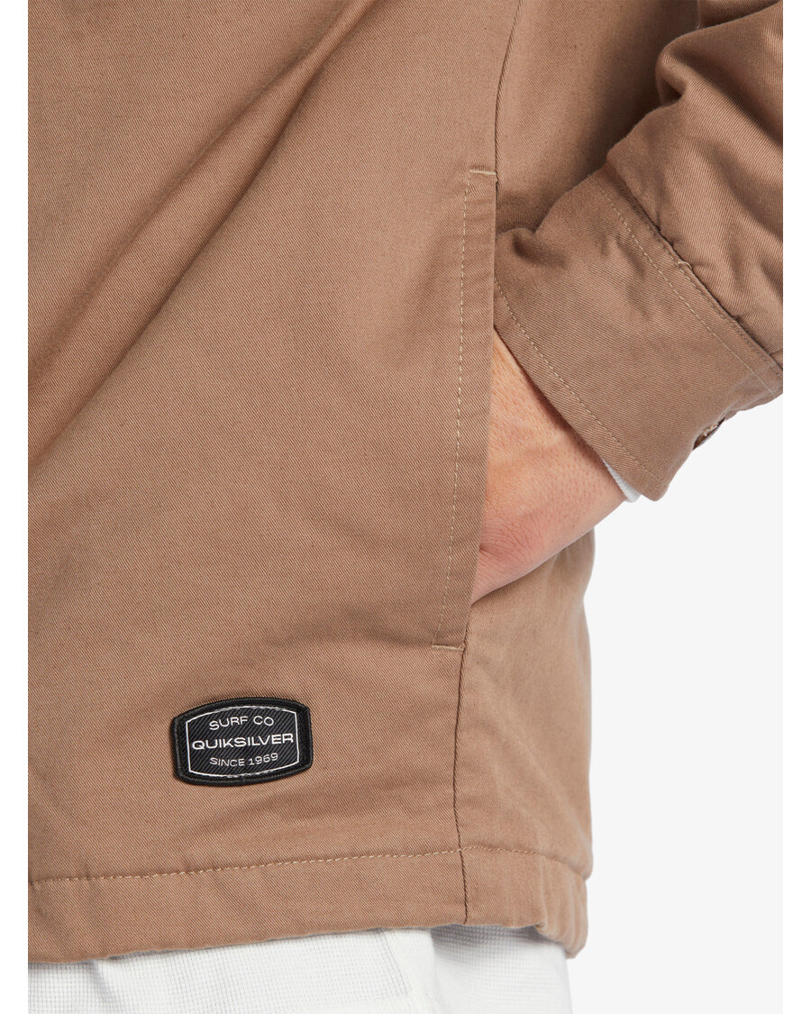 Quiksilver Nová Aitor Bunda S Kapucňou - Fossil