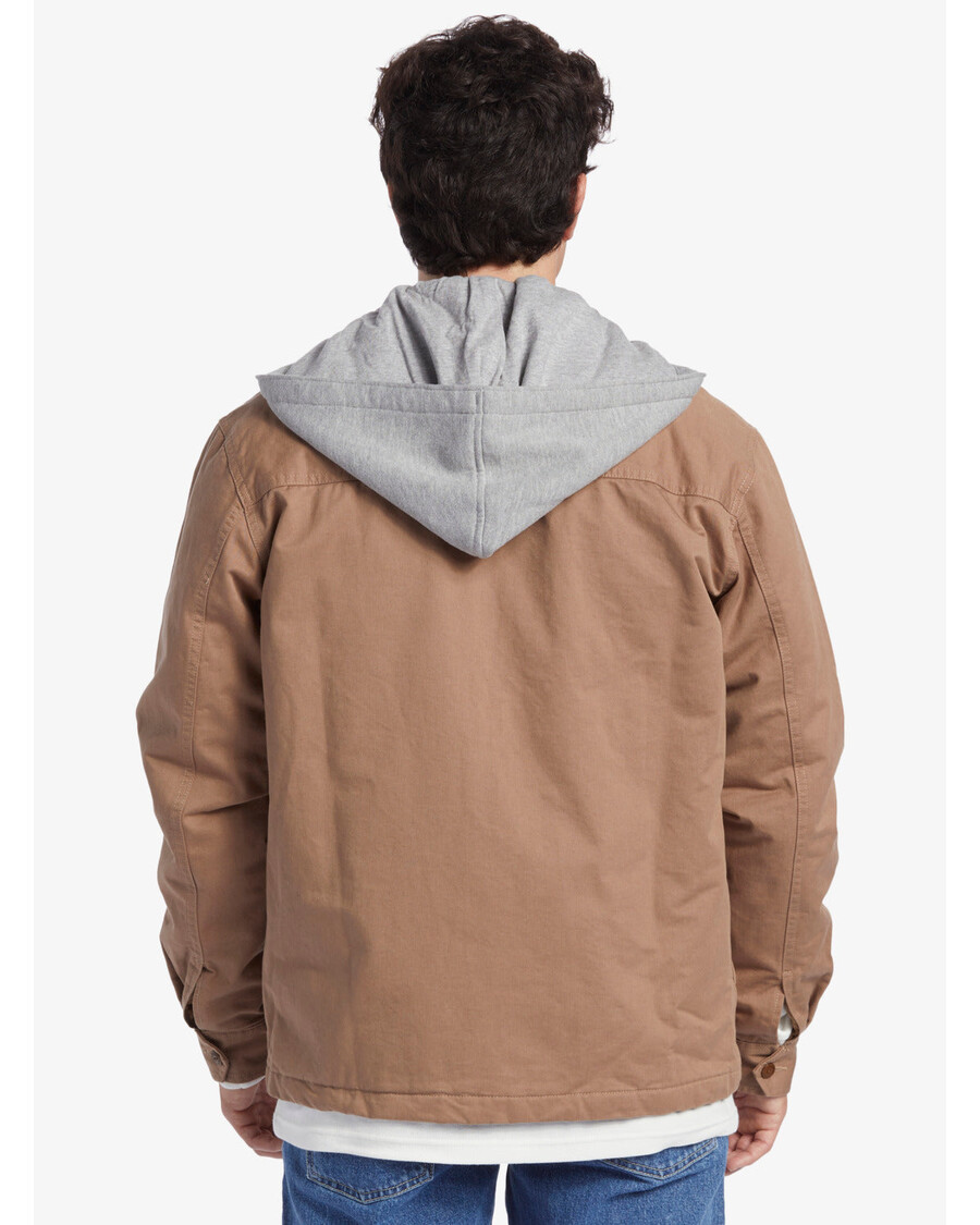 Quiksilver Nová Aitor Bunda S Kapucňou - Fossil