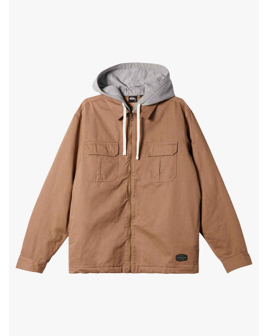 Quiksilver Nová Aitor Bunda S Kapucňou - Fossil