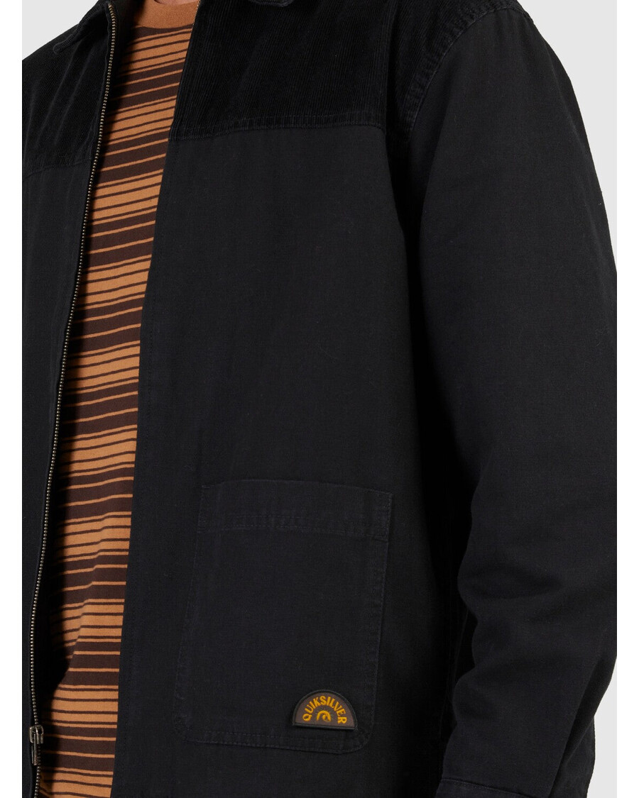 куик сребрна безвременска јакна - црна