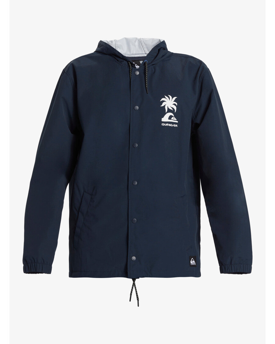 спортивная куртка с капюшоном Quiksilver Rain Cloud - темно-синий