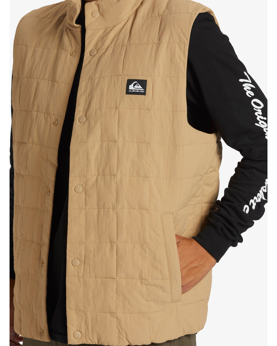 Quik Silver Forest Jungle Gilet Jackets - Khaki