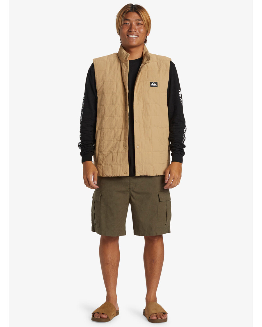 Quik Silver Forest Jungle Gilet Jackets - Khaki