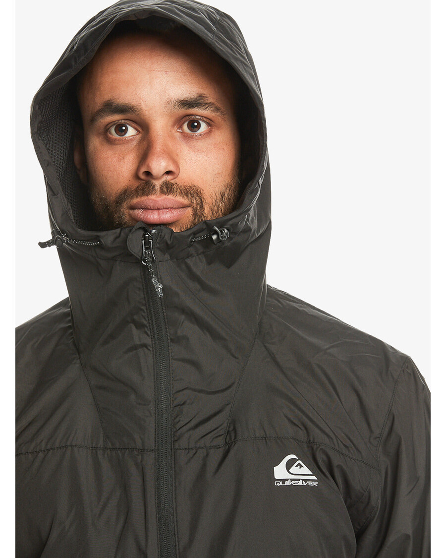 Quiksilver Zatiahnutá Vetrovka - čierna