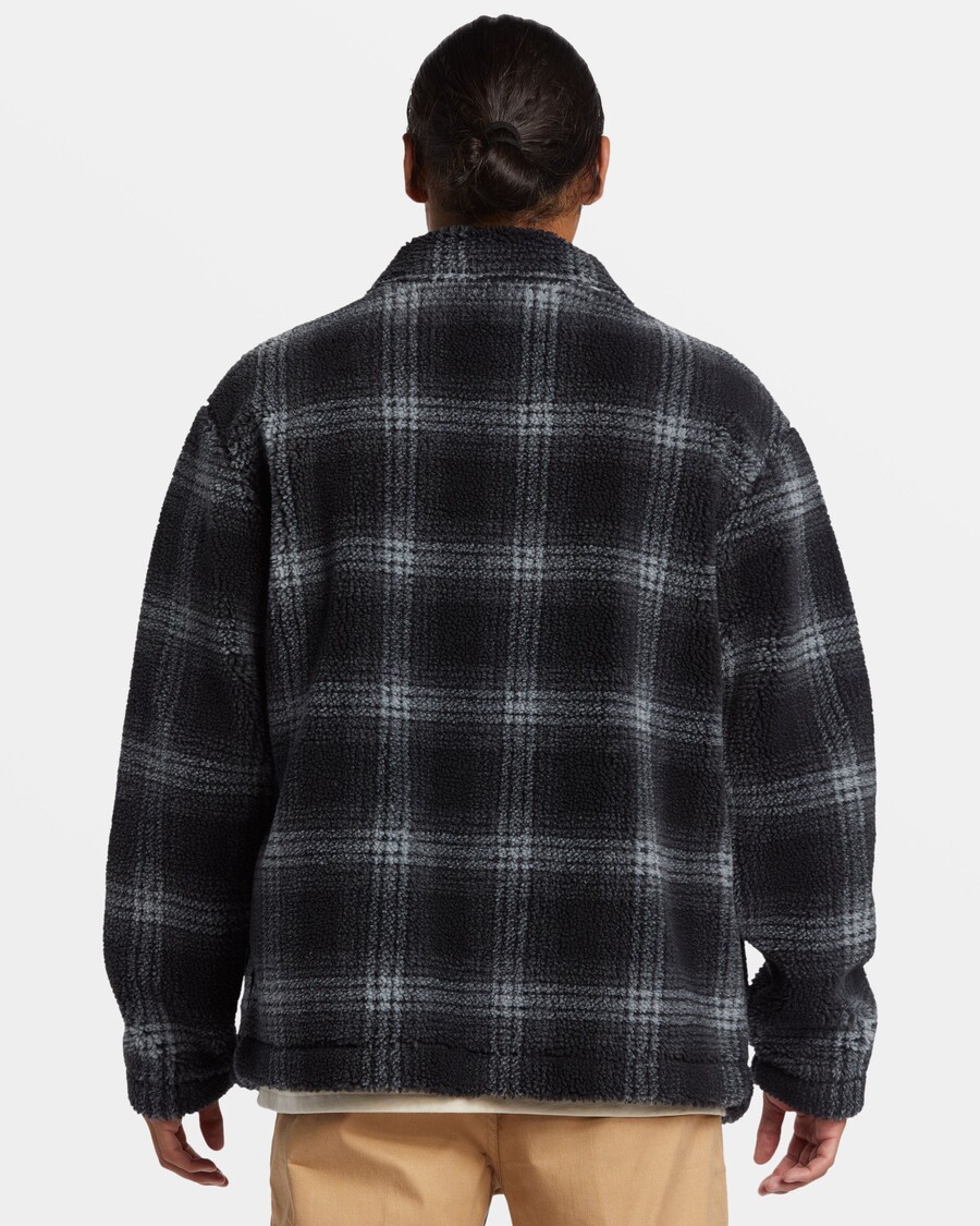 Quik Silver Deck Zip-Up Jacket - Deck Fleece-Black