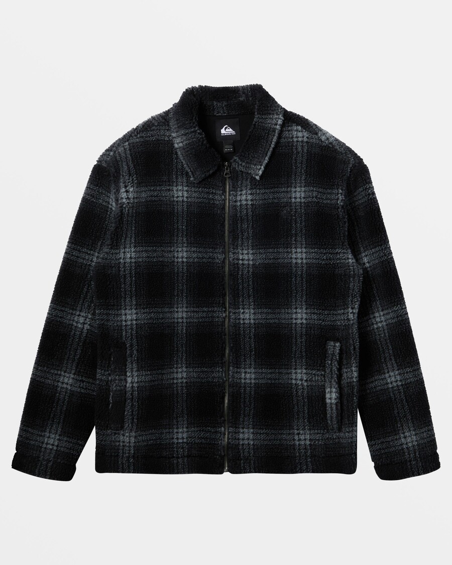 Quik Silver Deck Zip-Up Jacket - Deck Fleece-Black