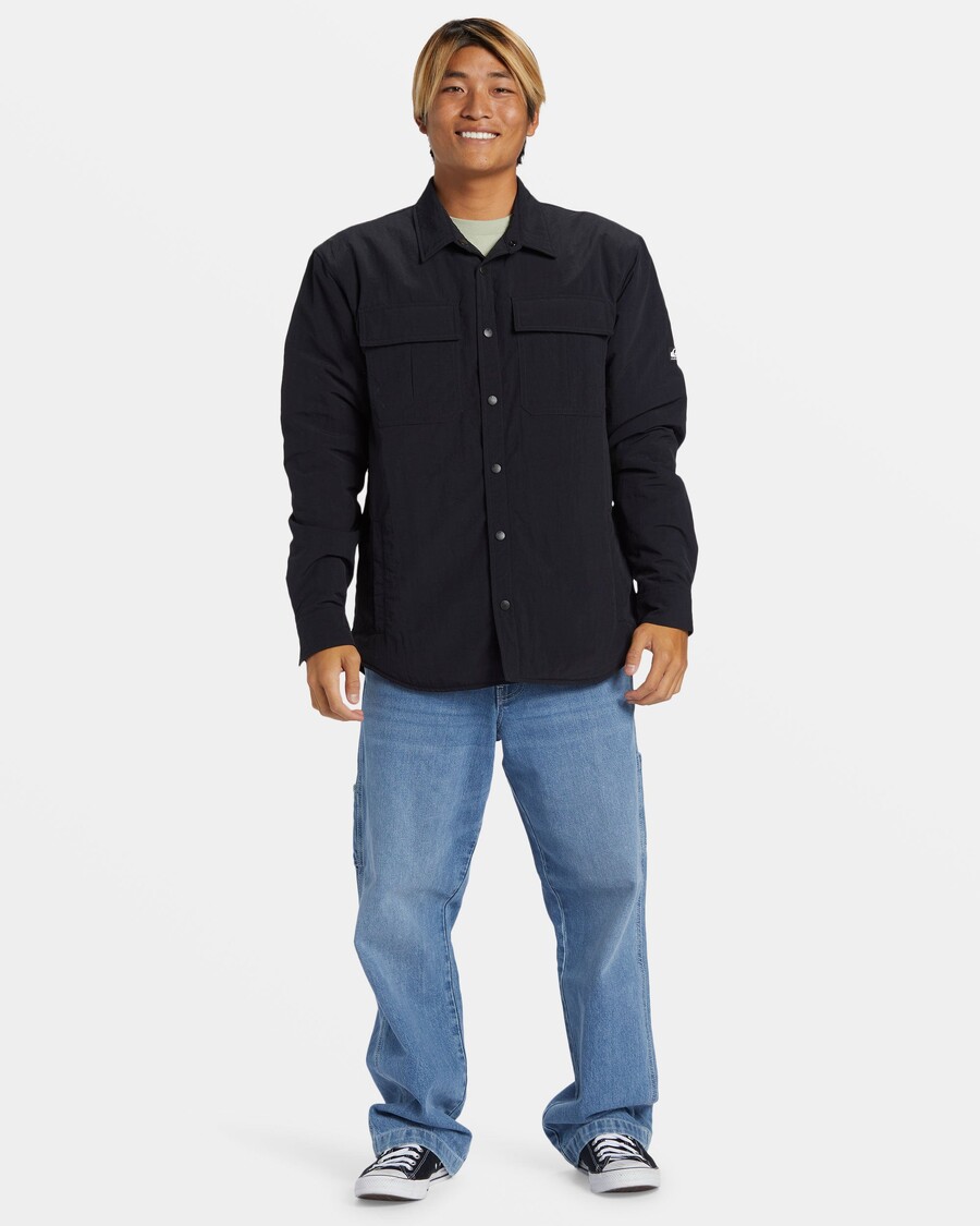 Quik Silver Cold Snap Shacket - Black