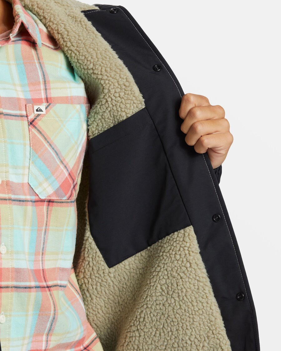 куиксилвер раин цлоуд јакна - црна