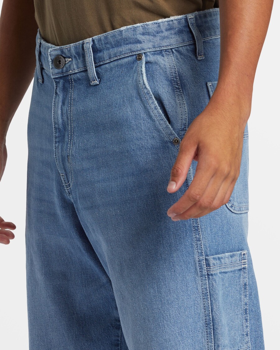 Quik Silver Carpenter Stretch Jeans - 2001 Stone Wash