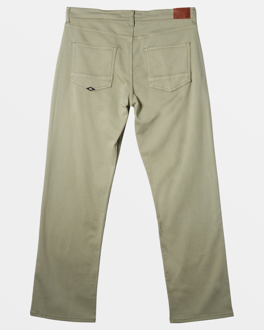 Quik Silver Landers Far Out Straight Fit Pants - Sea Spray