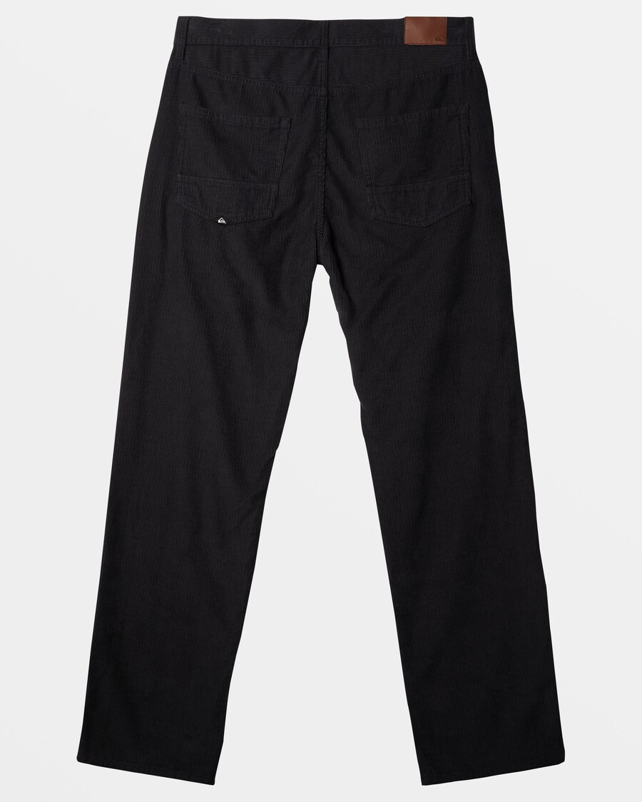Quik Silver Landers Corduroy Straight Fit Pants - Tarmac