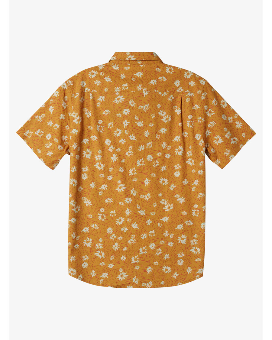 Quik Silver Future Hippie Short Sleeve Shirt - Mustard Future Hippy