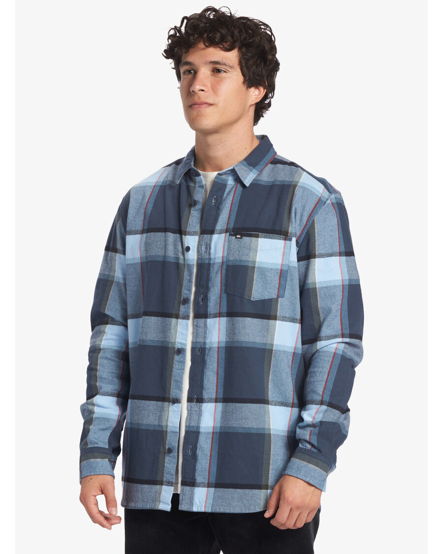 Quiksilver Brooking Stingray Pikkade Varrukatega Topp - Midnight Navy Brooks Flanell