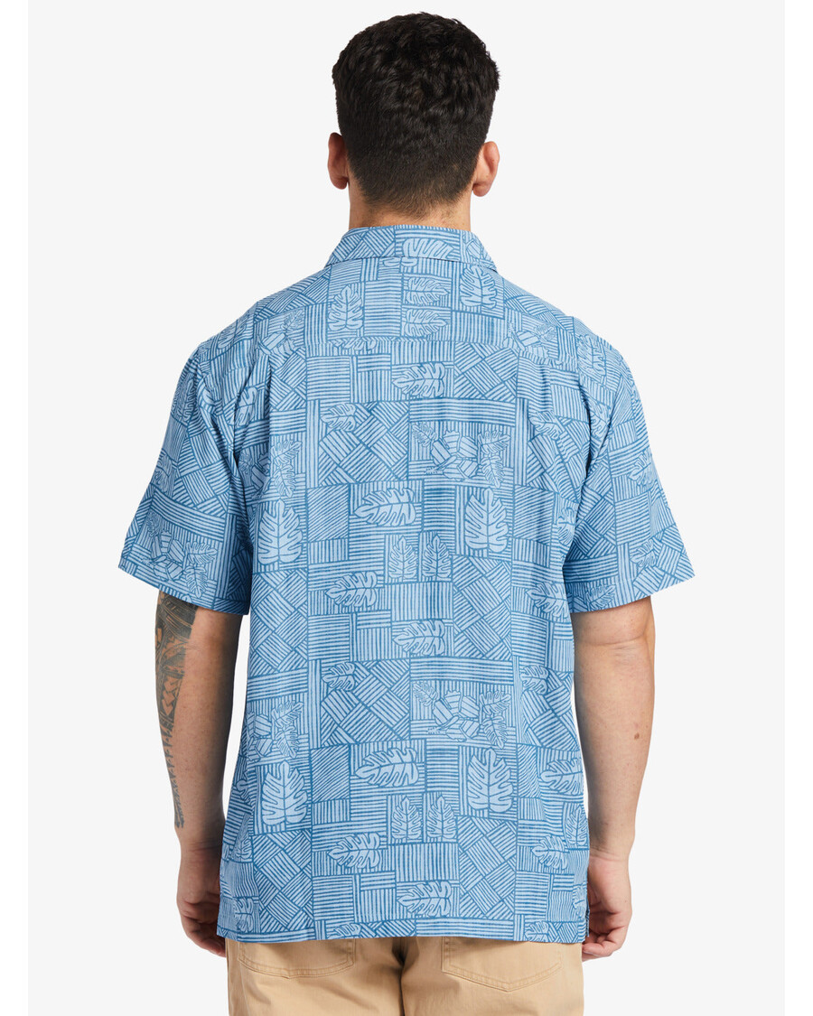 Quiksilver Waterman Amazed Palm Shirt - Námořní Přístav Amazed Palm