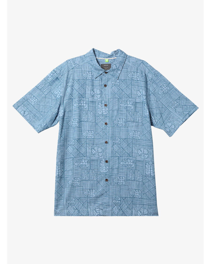 Quiksilver Waterman Amazed Palm Shirt - Seaport Amazed Palm
