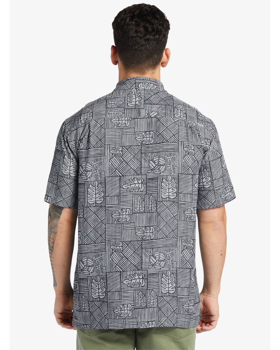 Quiksilver Waterman Amazed Palm Särk - Must Imestunud Palm