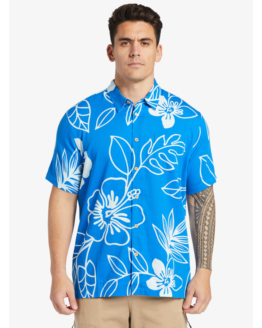 Quik Silver Waterman Cruise Town Shirt - Directoire Blue Cruise Town