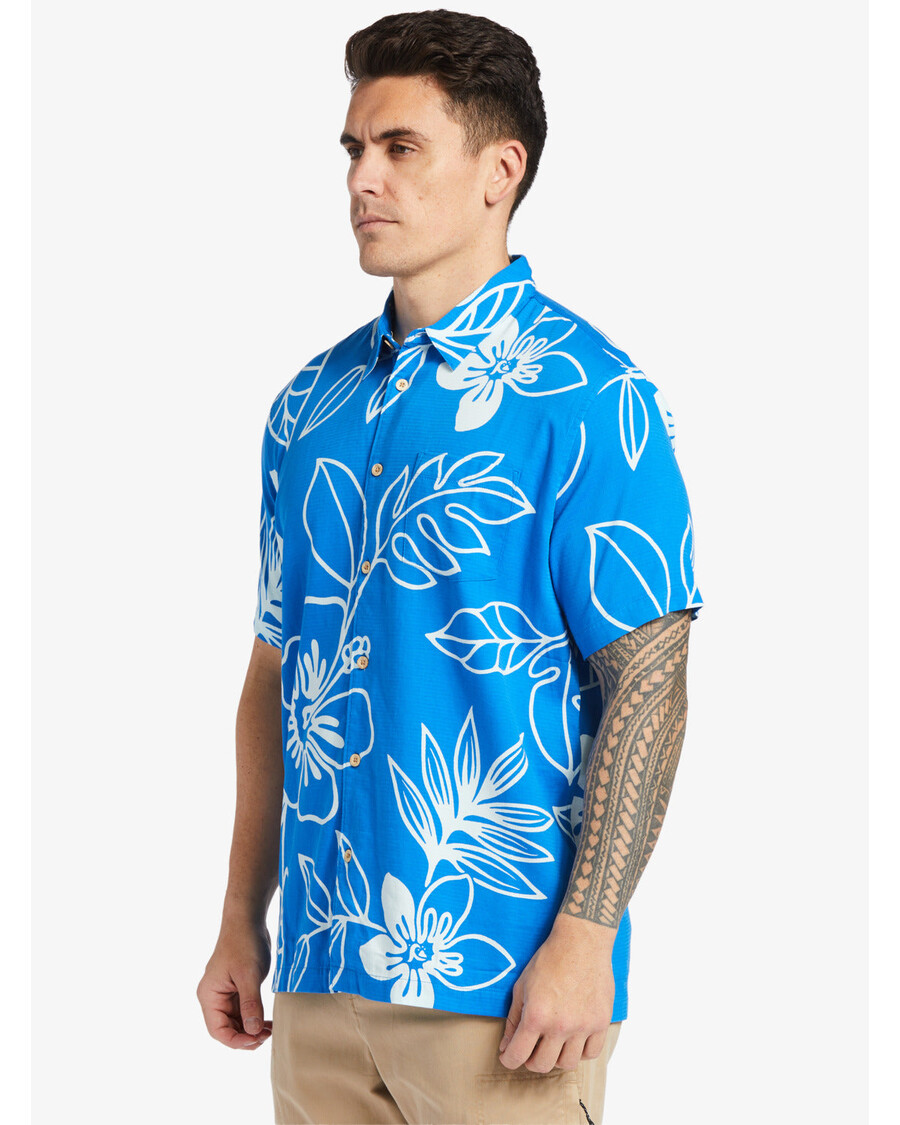 Quik Silver Waterman Cruise Town Shirt - Directoire Blue Cruise Town