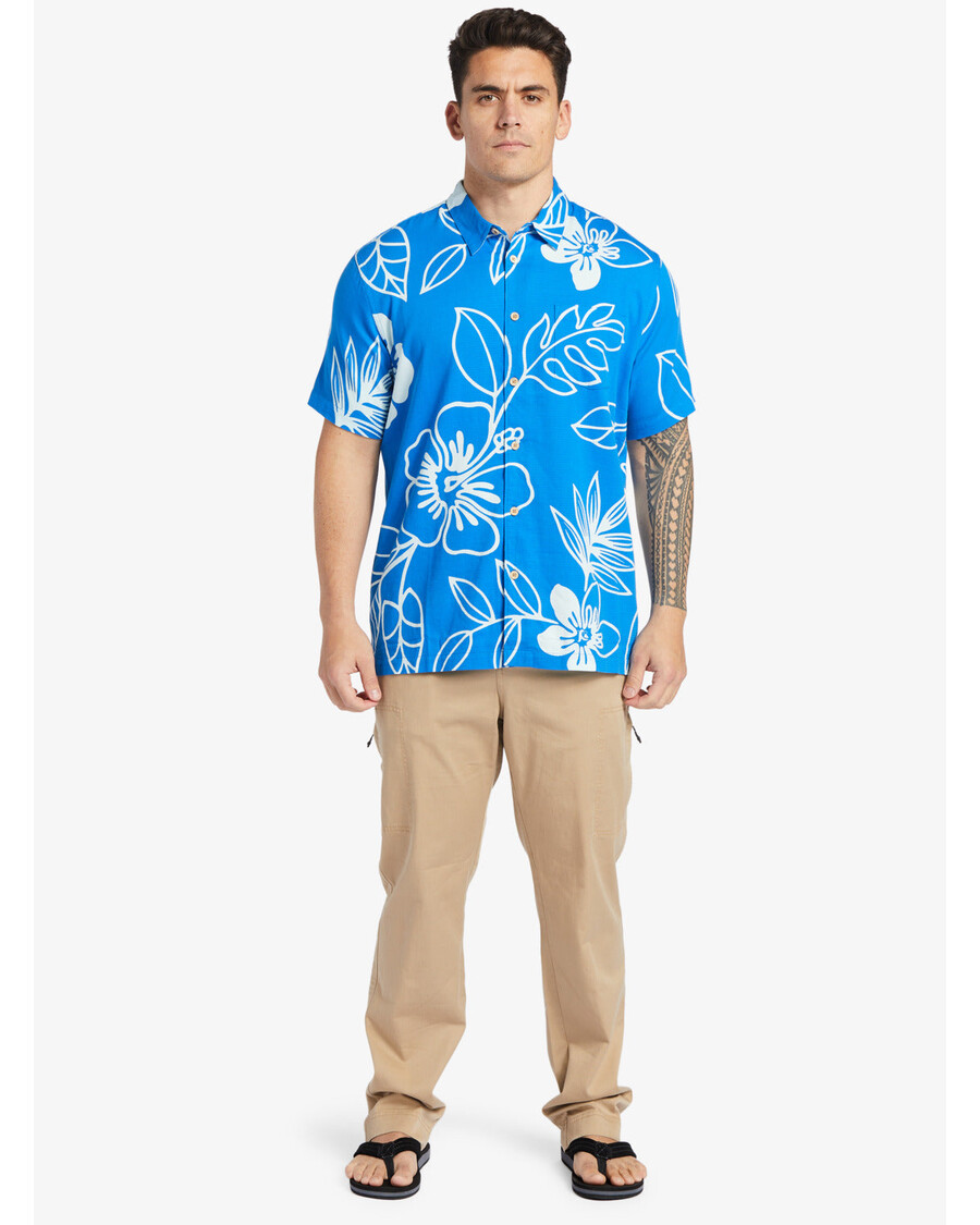 Quik Silver Waterman Cruise Town Shirt - Directoire Blue Cruise Town