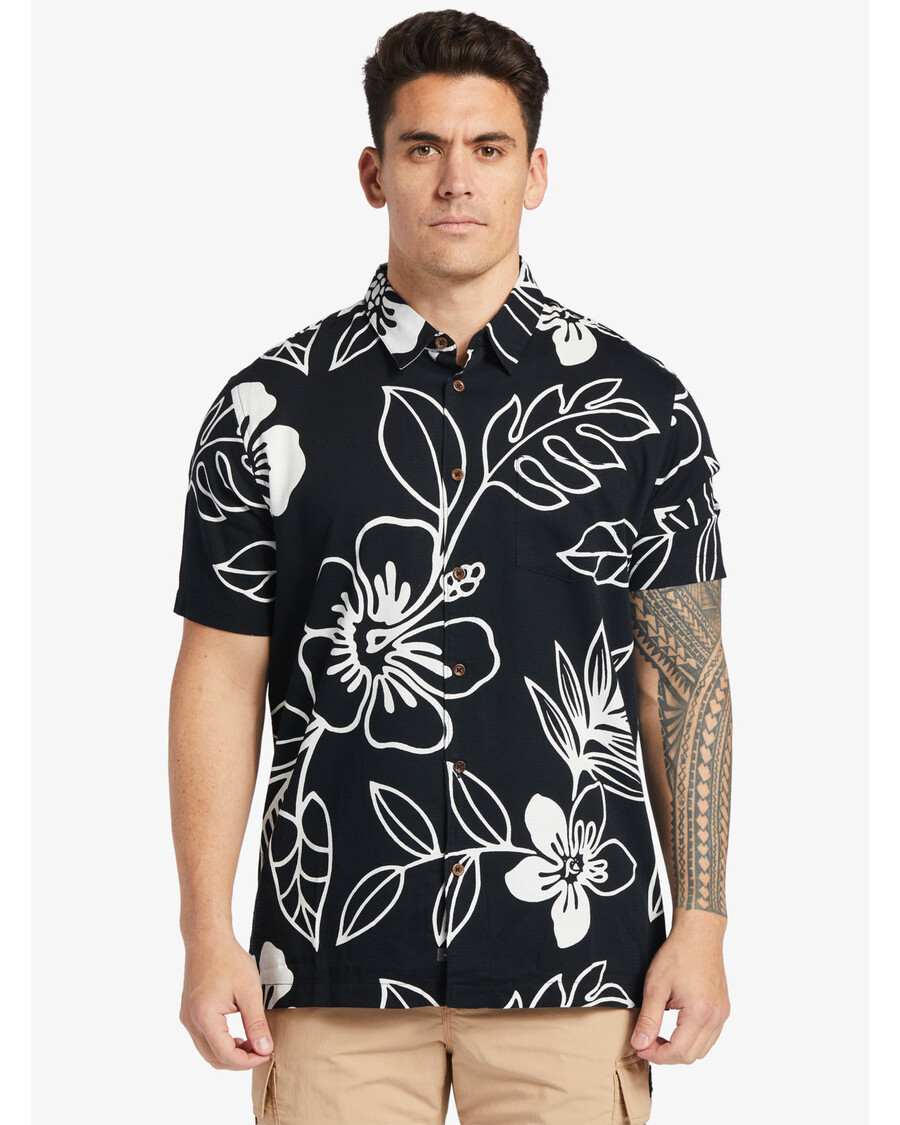 Quiksilver Waterman Cruise Town πουκάμισο - μαύρο Cruise Town