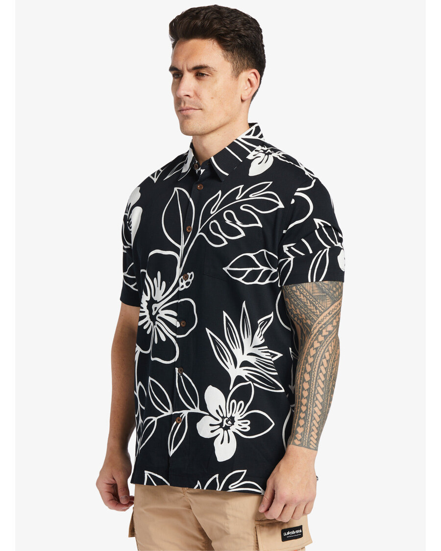 Quiksilver Waterman Cruise Town πουκάμισο - μαύρο Cruise Town