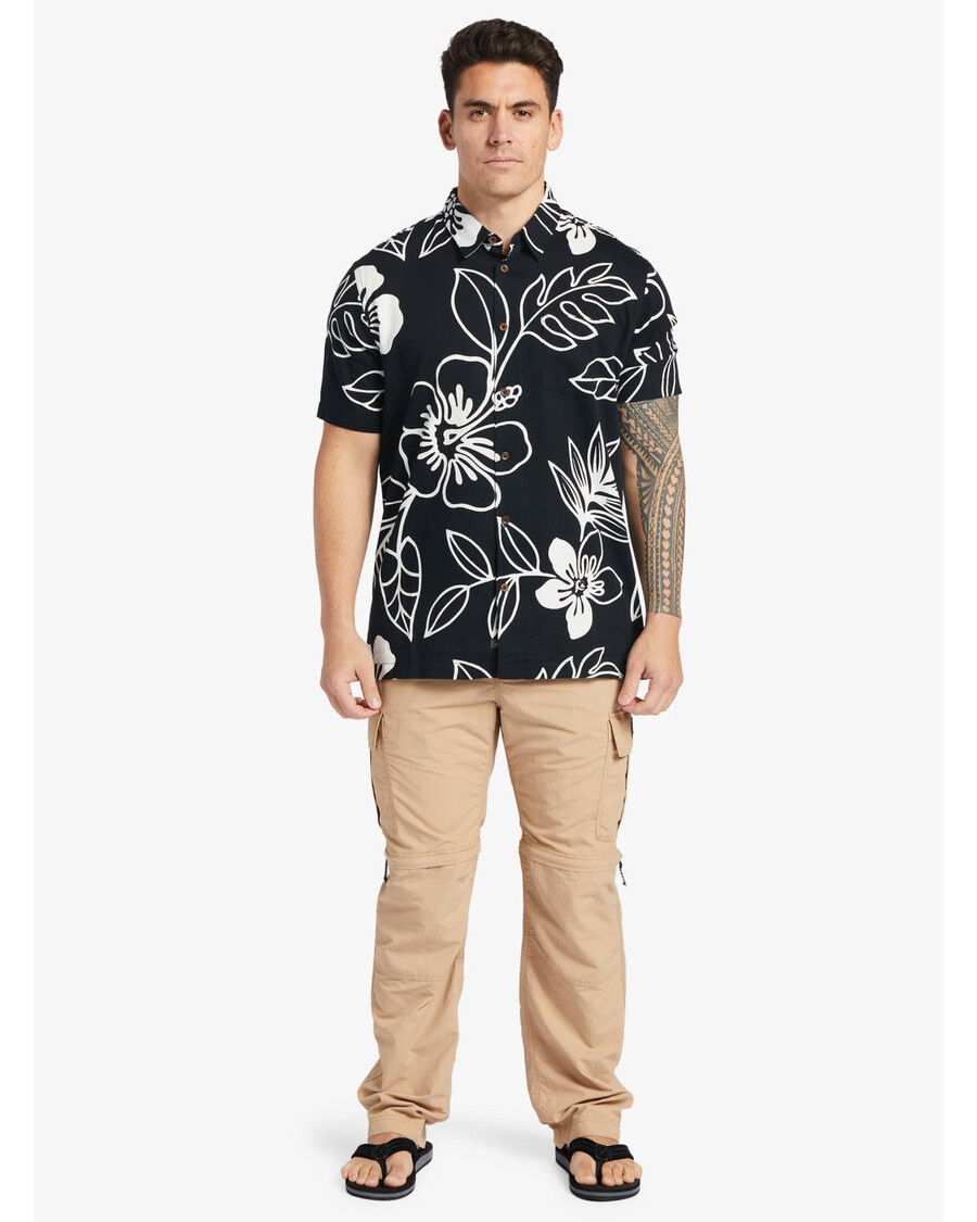 Quiksilver Waterman Cruise Town πουκάμισο - μαύρο Cruise Town