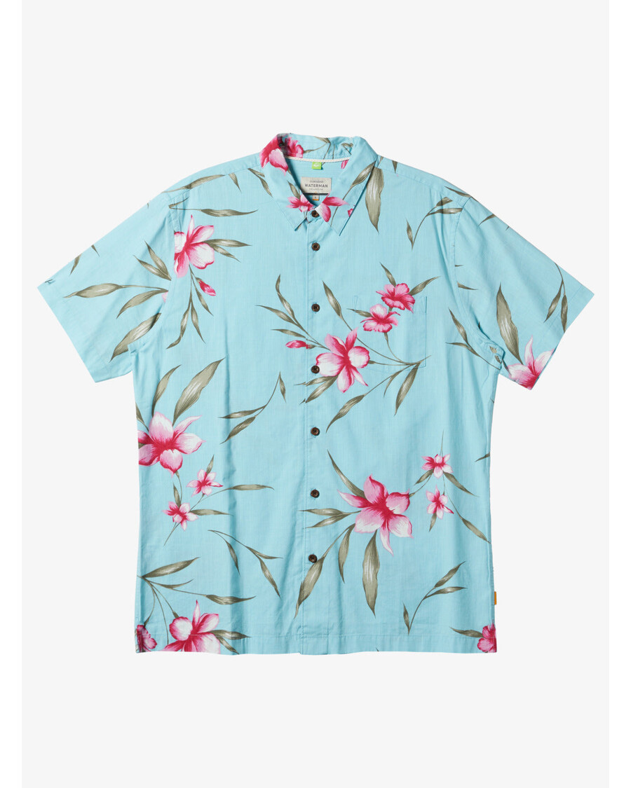 Quiksilver Waterman Night Bloomer Shirt - Gulf Stream Night Bloomer