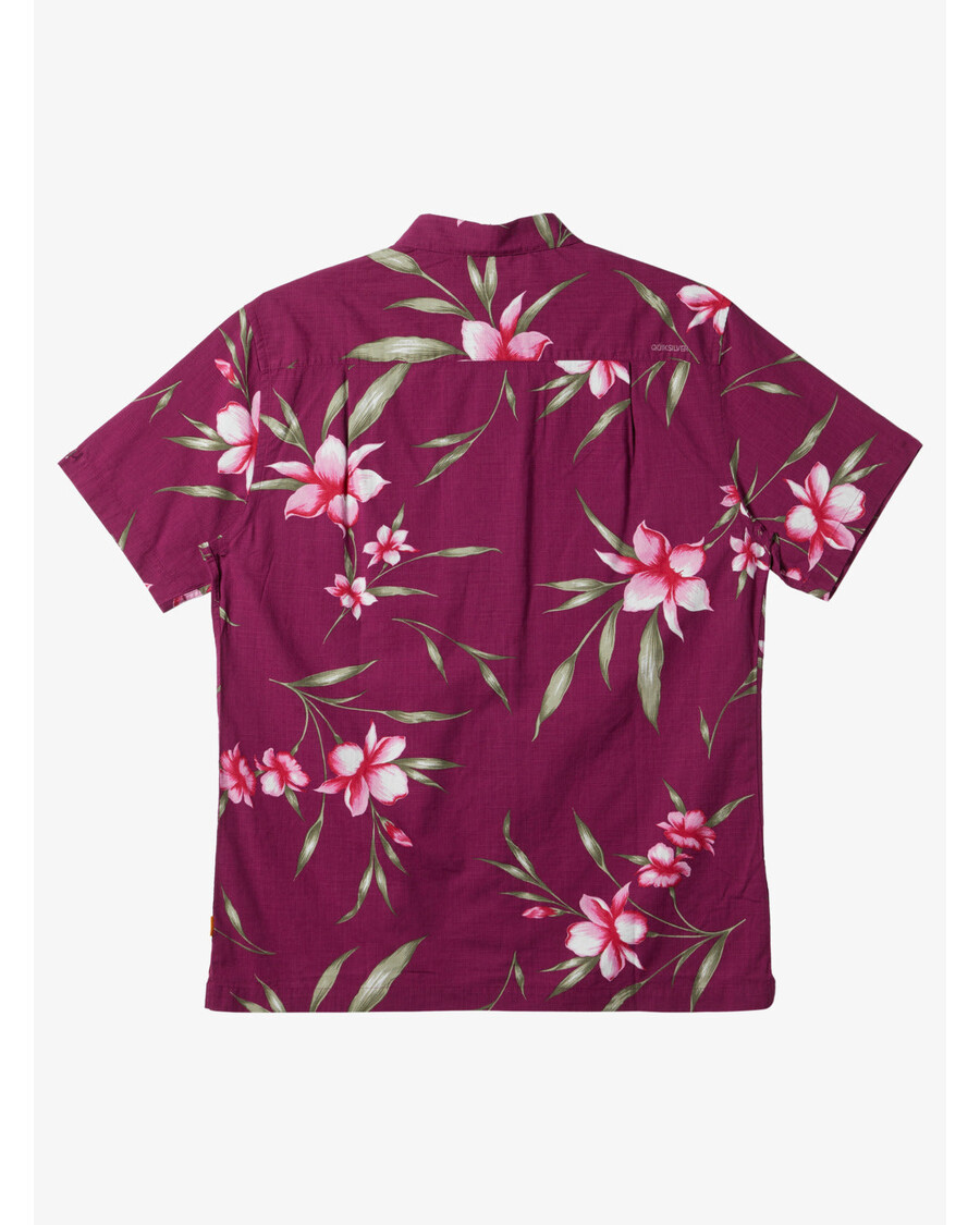 Quiksilver Waterman Night Bloomer πουκάμισο - Magenta Night Bloomer