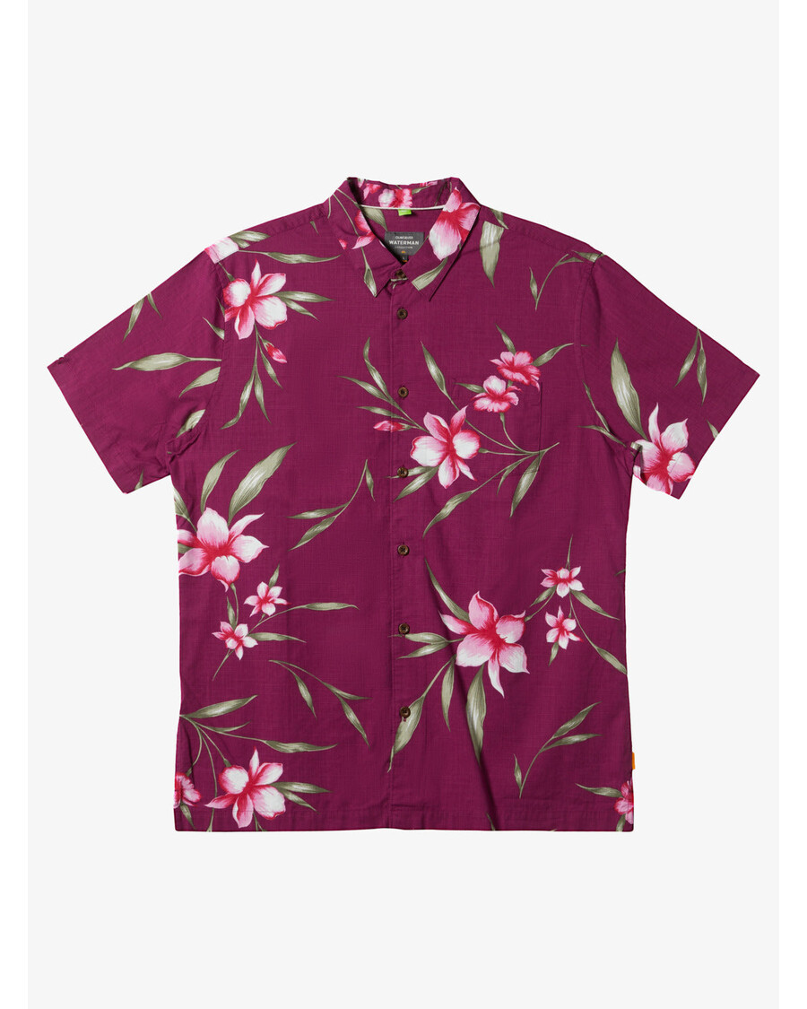 Quiksilver Waterman Night Bloomer Shirt - Purpurová Nočná Bloomer