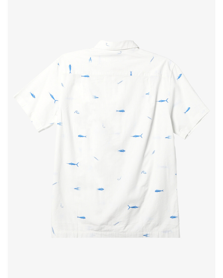 Quik Silver Waterman Big Pond Shirt - Big Pond White