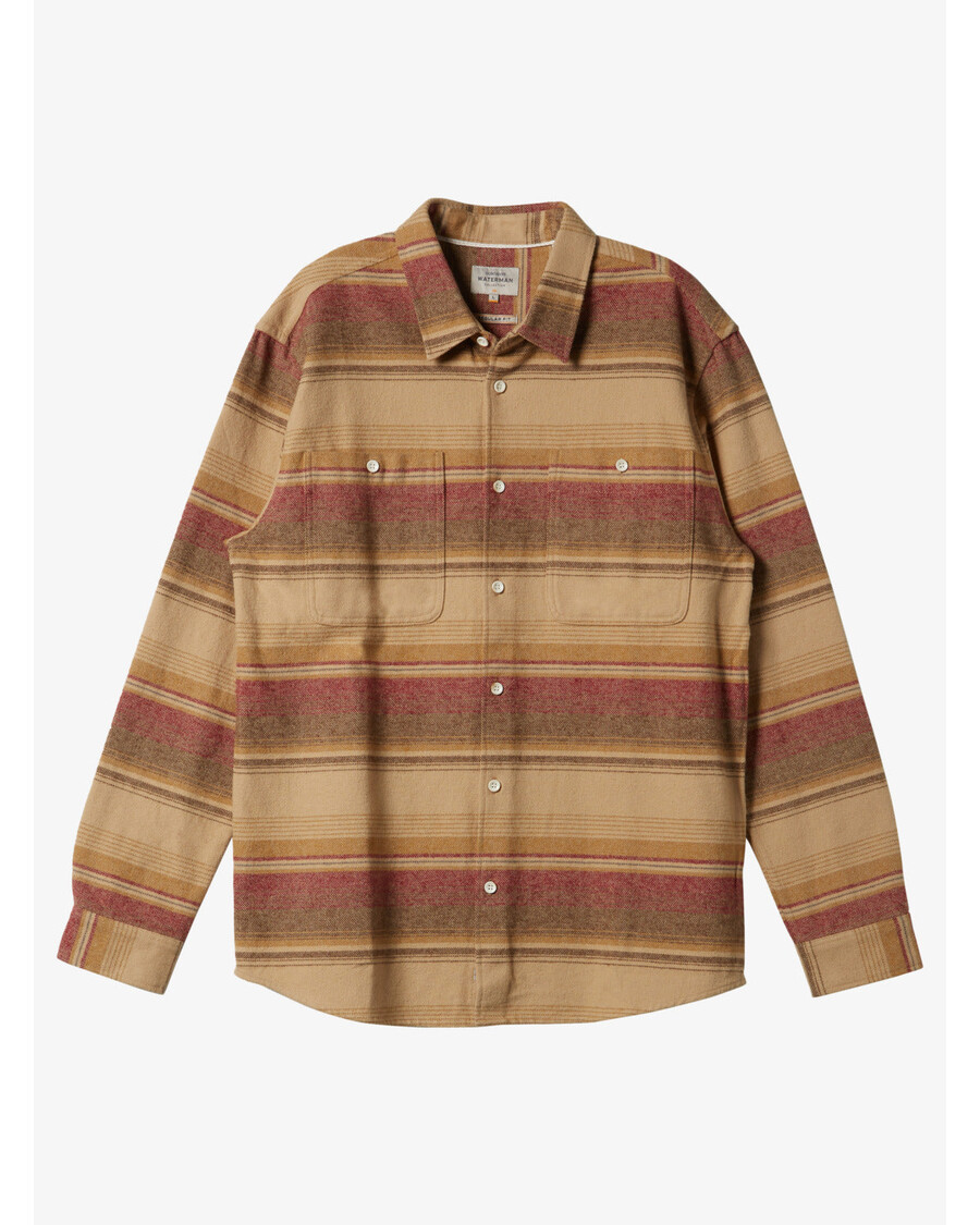 Quiksilver Waterman Madalaima Mõõna Flanell Pikkade Varrukatega Topp - Viiruk, Mõõn