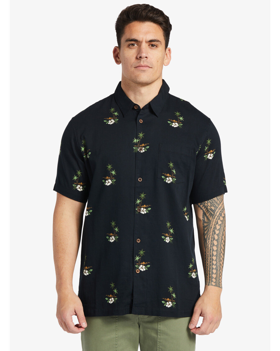 Quiksilver Waterman Micronesia Särk - Micronesia Dusk Black