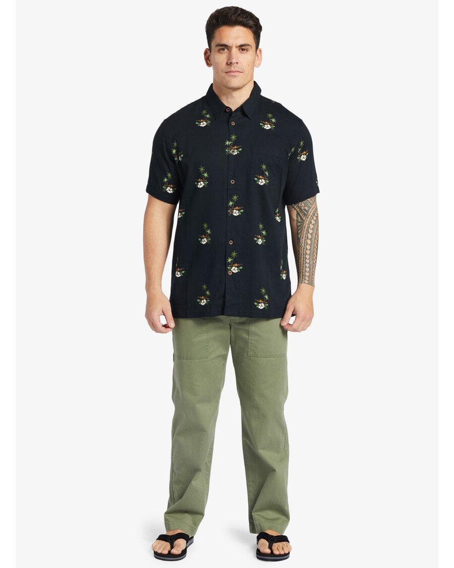Quiksilver Waterman Micronesia Särk - Micronesia Dusk Black