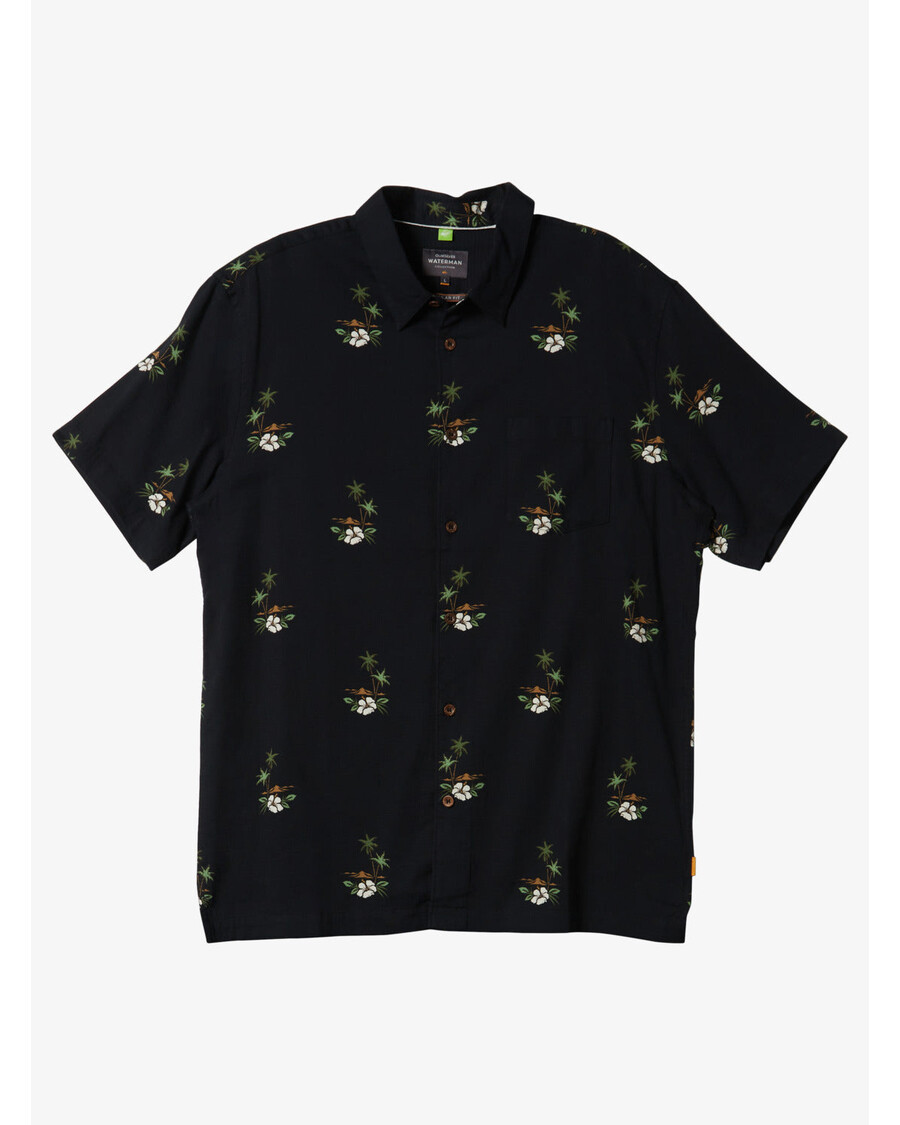 Quiksilver Waterman Micronesia Shirt - Micronesia Dusk Black