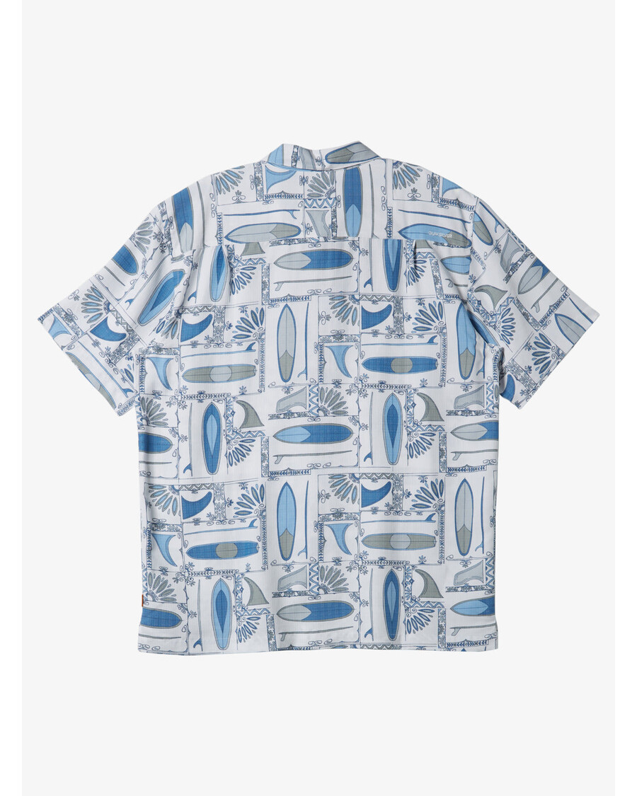 クイックシルバー ウォーターマン ロングボード シャツ - ホワイト ロングボード