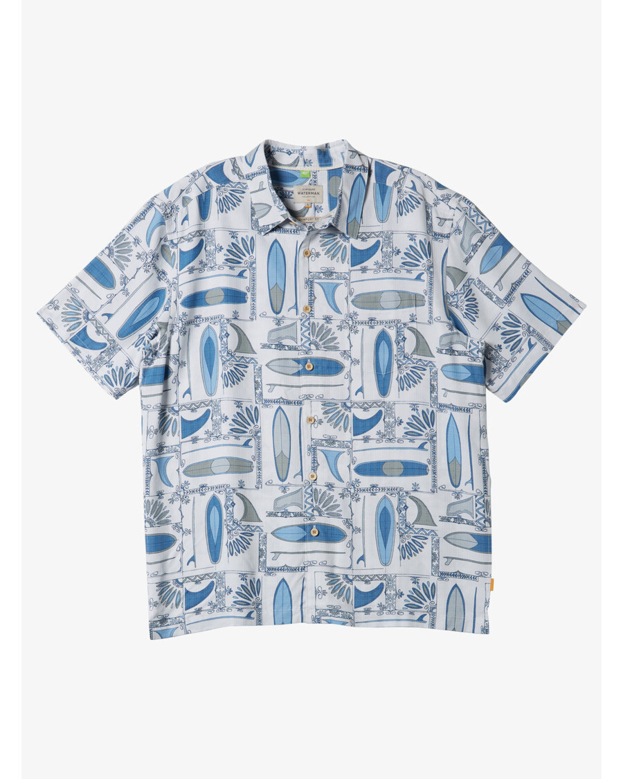 Quiksilver Waterman Longboards Shirt - White Longboards