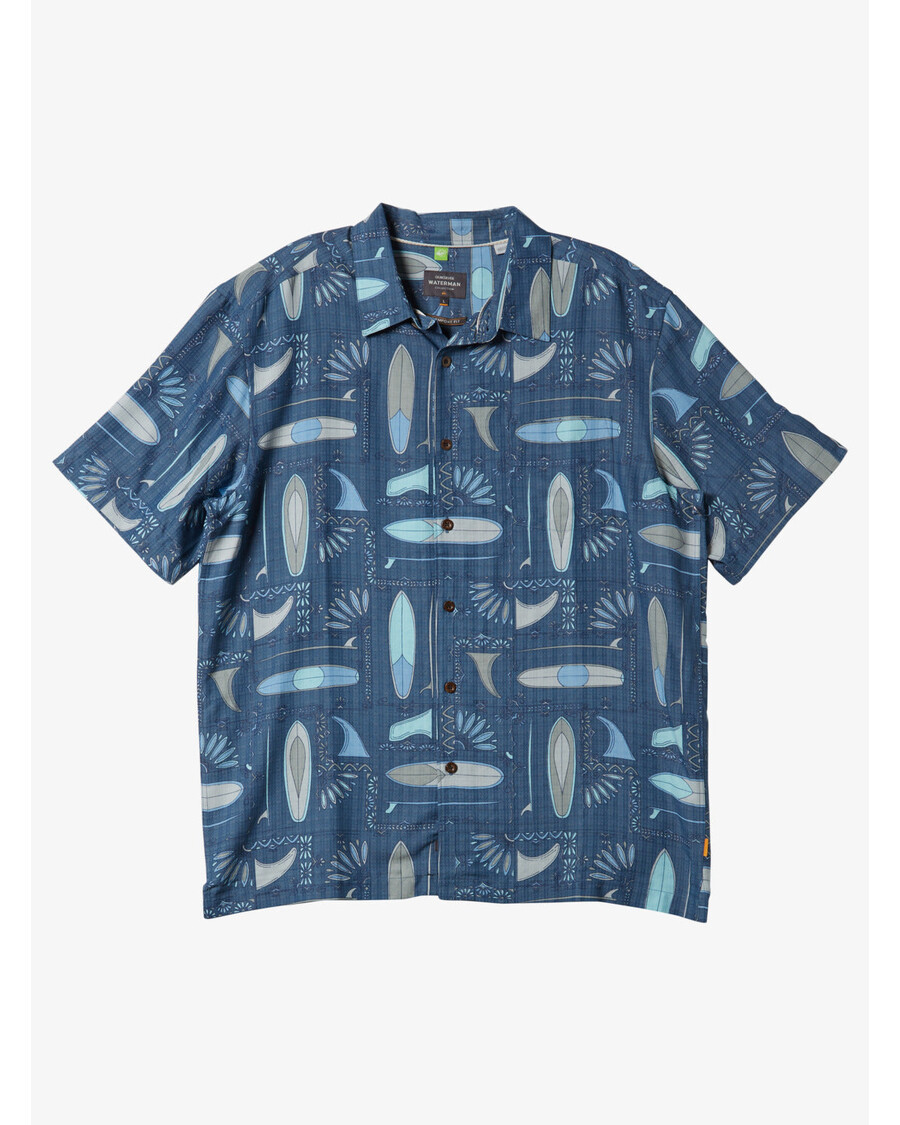 Quiksilver Waterman Longboards Shirt - Longboards Ensign Blue