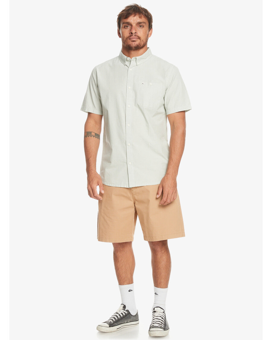 Quiksilver Winfall Lühikeste Varrukatega Särk - Jäämäeroheline