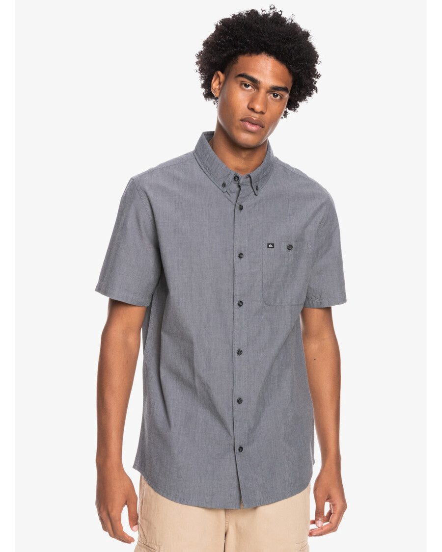 Quik Silver Winfall Short Sleeve Shirt - Black