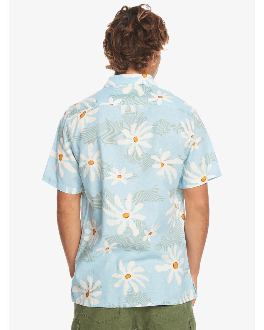 куиксилвер триппи флорал мајица кратких рукава - чисто небо триппи флорал