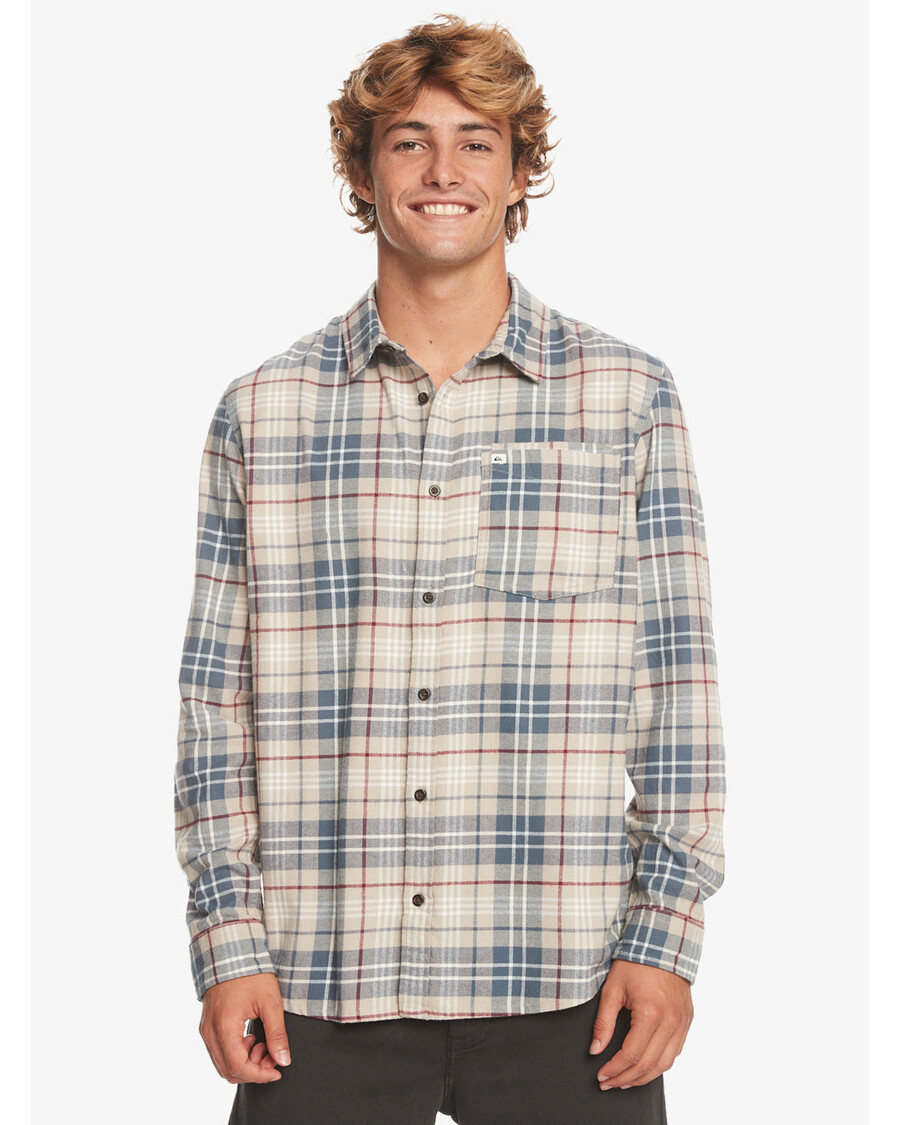 Quik Silver Banchor Long Sleeve Shirt - Plaza Taupe Banchor