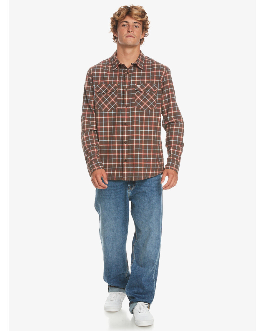 Quiksilver Dulcie Marškiniai Ilgomis Rankovėmis - Major Brown Dulcie